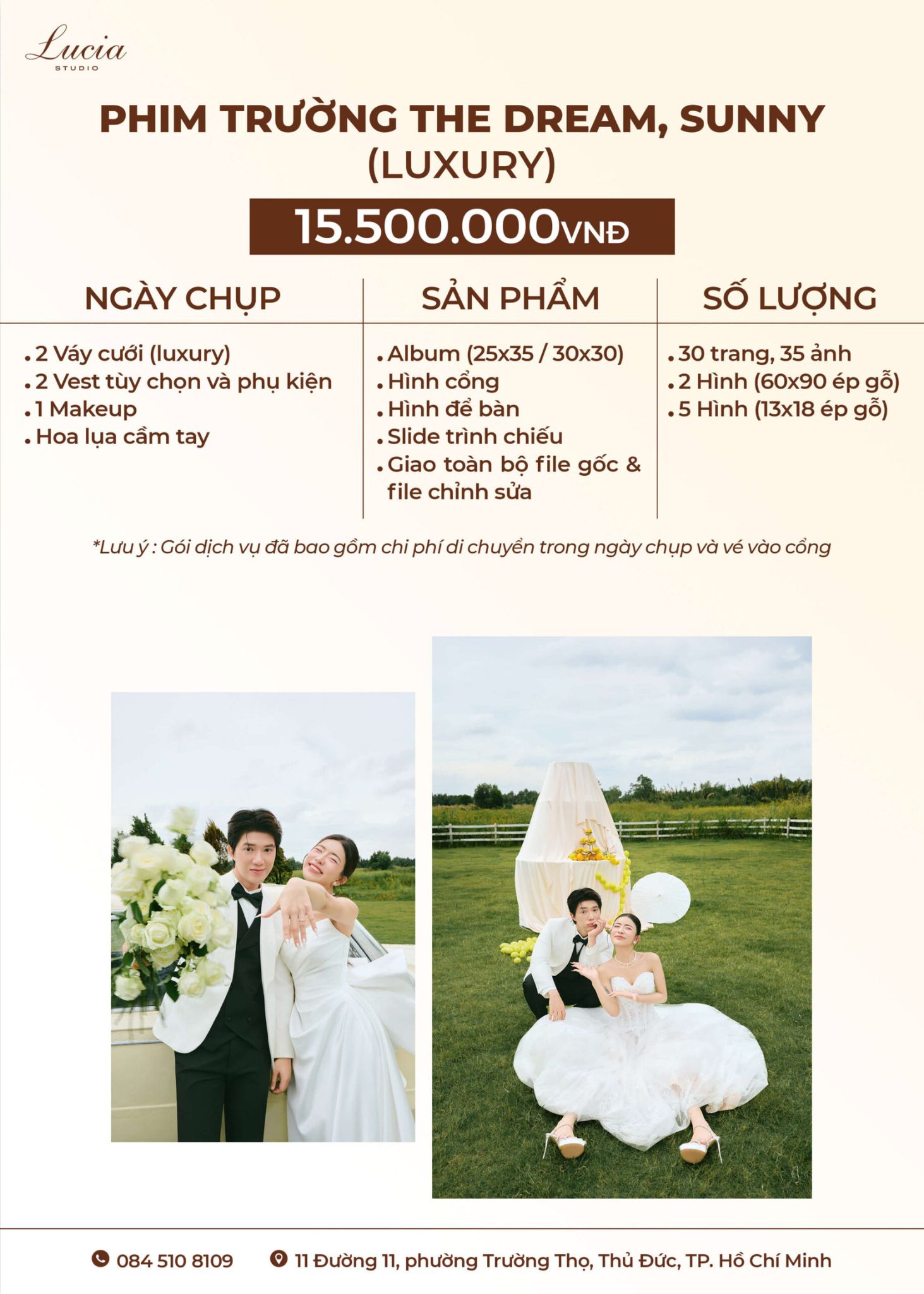 Phim trường The Dream, Sunny 15.500.000