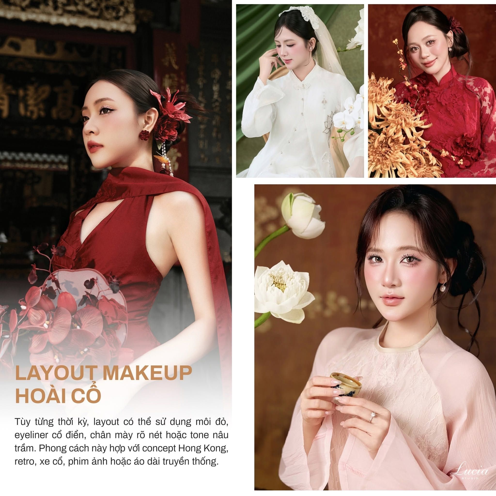 Layout makeup hoài cổ