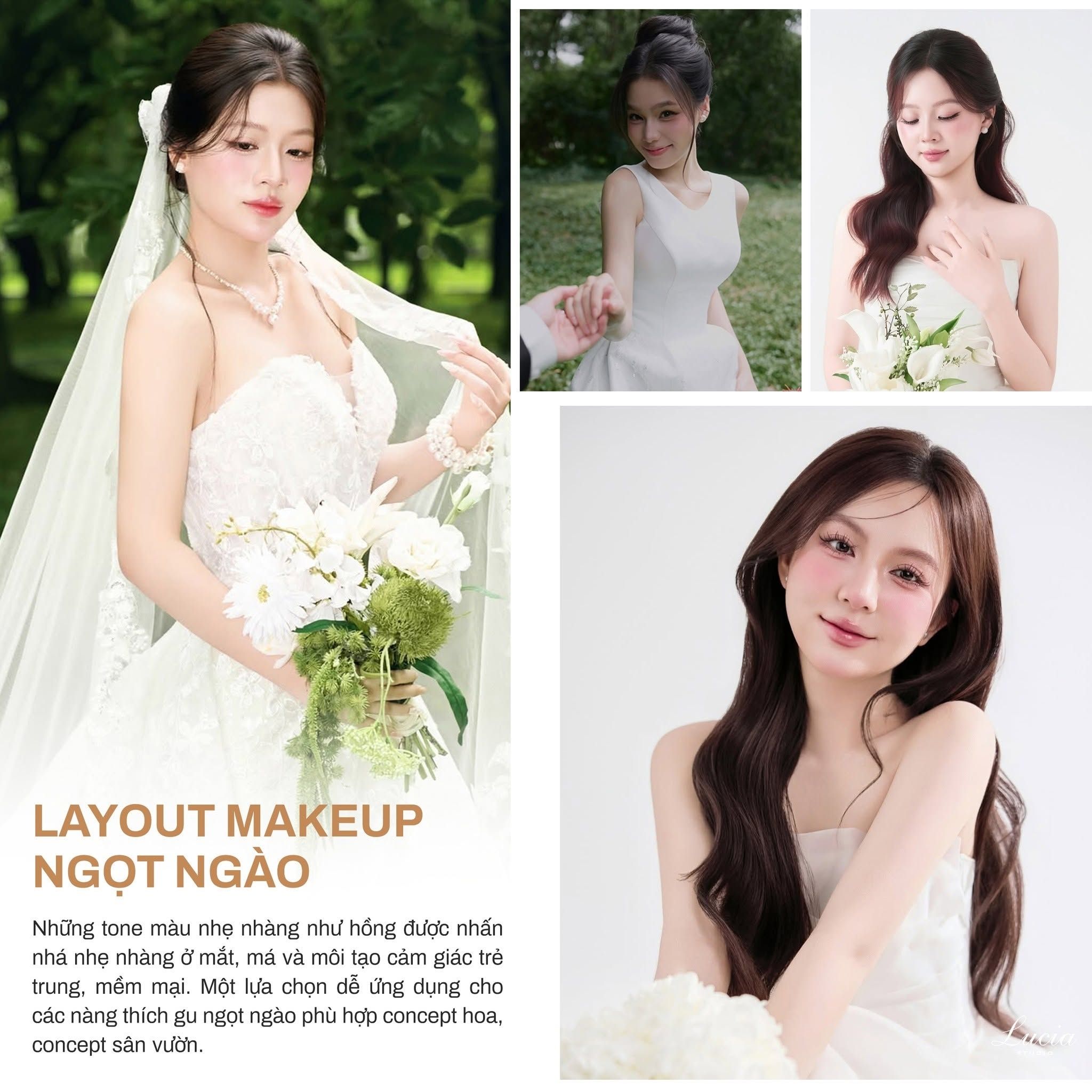 Layout makeup ngọt ngào