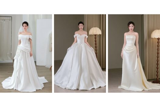 Cách chọn váy cưới đi bàn phù hợp cho tiệc cưới